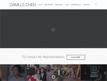 Tablet Screenshot of camillechen.com